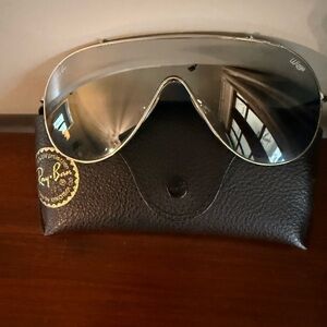 Ray Ban Wings 3597 Sunglasses. Silver. Made in Italy. Ray ban site now for $231